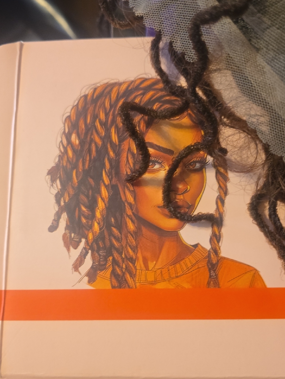 Dark Brown Faux Locs Hairpiece - Chunky Twist Style - Picture 2 of 5